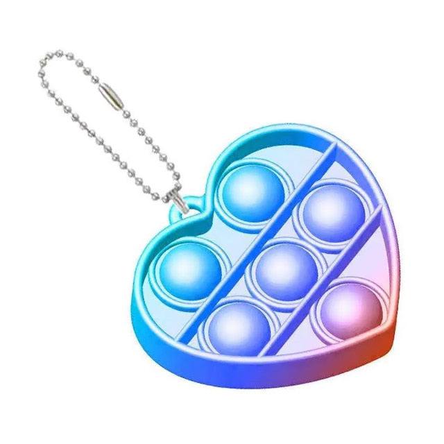 Push Bubble Fidget Toys Adult Stress Relief Sensory Toy Antistress Fidgets Ice Cream Board Soft Squishy Bubble Anti-Stress Game