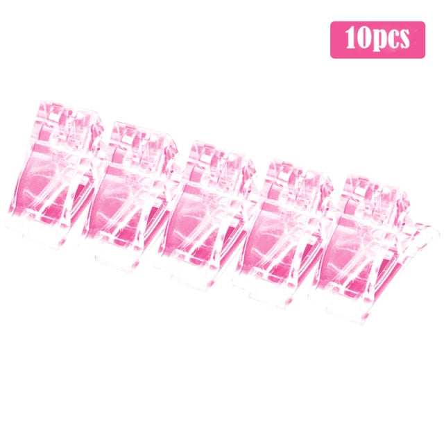 Nail Clip Acrylic Extension Tips For Nails Fake Nail Quick Building Mold UV Gel Nail Supplies For Professionals Manicure Set