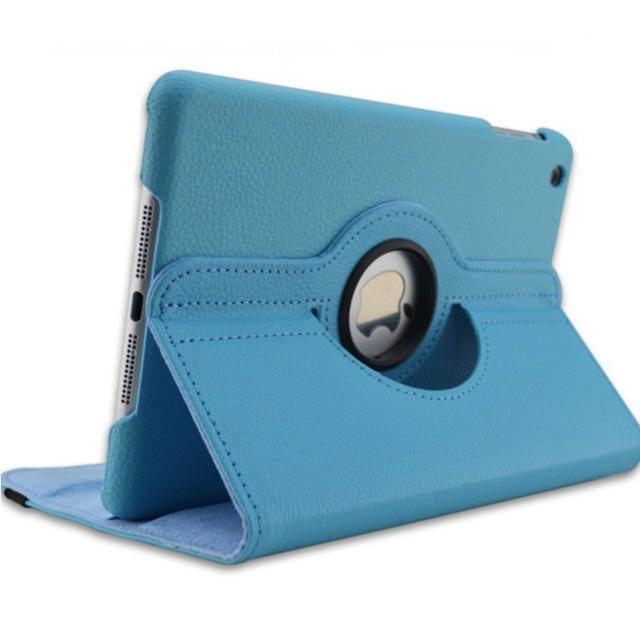 For iPad10.2 Air 2 Air 1 iPad 9.7 2018 2017 Case Cover A1822 A1823 A1893 A1954 5th 6th Generation Case 360 Degree Rotating Funda