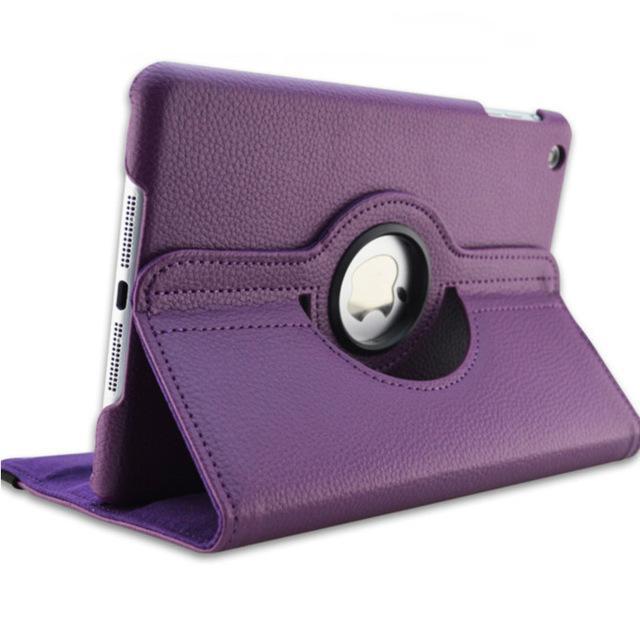 For iPad10.2 Air 2 Air 1 iPad 9.7 2018 2017 Case Cover A1822 A1823 A1893 A1954 5th 6th Generation Case 360 Degree Rotating Funda
