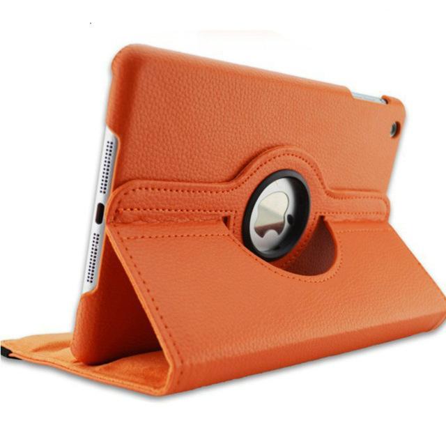 For iPad10.2 Air 2 Air 1 iPad 9.7 2018 2017 Case Cover A1822 A1823 A1893 A1954 5th 6th Generation Case 360 Degree Rotating Funda
