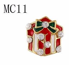 10PCS gold silver metal 3d Diamonds nail art christmas decorations charms nails glitter rhinestones nail supplies jewelry Xmas