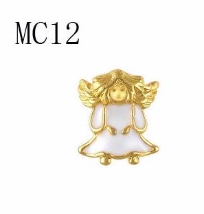 10PCS gold silver metal 3d Diamonds nail art christmas decorations charms nails glitter rhinestones nail supplies jewelry Xmas