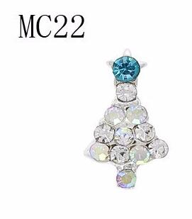 10PCS gold silver metal 3d Diamonds nail art christmas decorations charms nails glitter rhinestones nail supplies jewelry Xmas