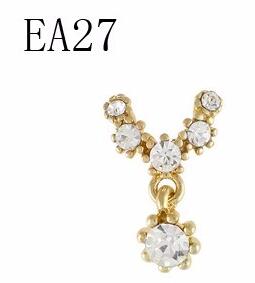 10PCS gold silver metal 3d Diamonds nail art christmas decorations charms nails glitter rhinestones nail supplies jewelry Xmas