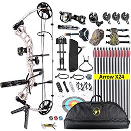 6 Color Ship From USA High Quality Topoint Archery Trigon 19-70lbs Adjustable Compound Bow Full Package for Hunting Shooting