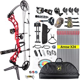 6 Color Ship From USA High Quality Topoint Archery Trigon 19-70lbs Adjustable Compound Bow Full Package for Hunting Shooting