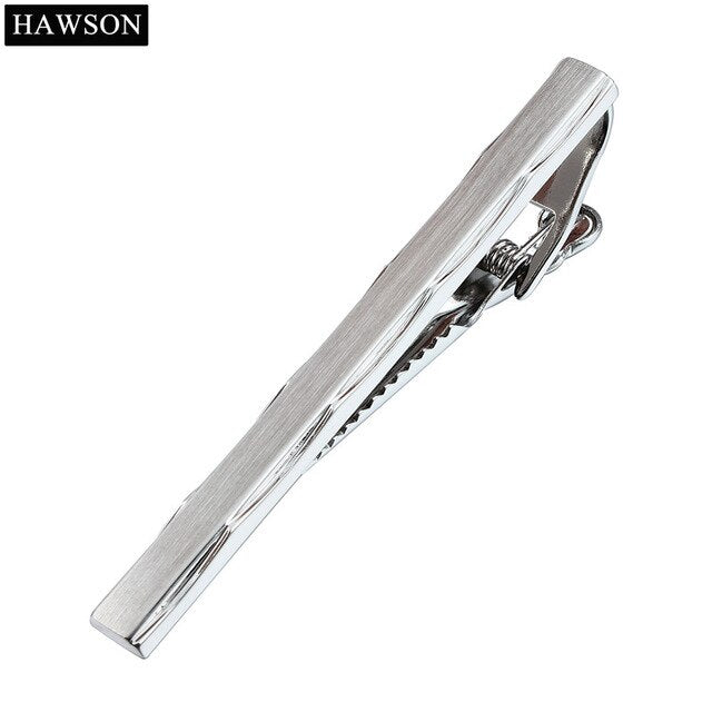 Fast Ship From USA Mens Irregular Brushed Tie Clip Set for Mens 3 Colors Option for Your Shirt Tie Bar Necktie Pin