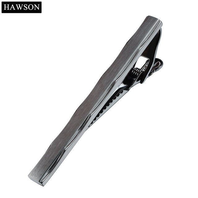 Fast Ship From USA Mens Irregular Brushed Tie Clip Set for Mens 3 Colors Option for Your Shirt Tie Bar Necktie Pin