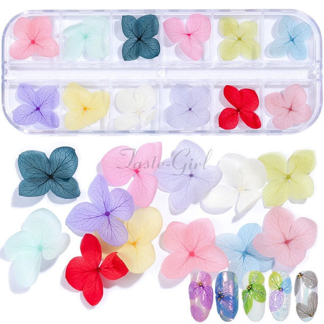 12 Grids/Set Mixed size Nail Glitter Flakes 3D Sequins Paillette Powder Charm Nail Art Decoration Manicure tools CT01-20