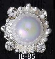 10 pcs 3D Pearl AB Crystal Round nail decoration/ AB Rhinestone glitter charm Nail DIY deco/ jewelry handmade supply