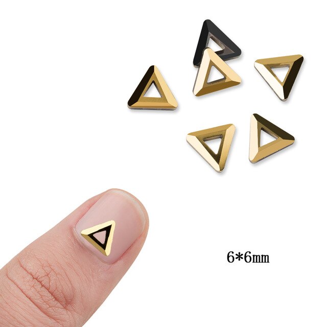 20pcs Aurum Crystals Nail Diamond Stone Strass Gold Retro Design Glass Rhinestones For 3D Nails Art Decorations Supplies Jewelry