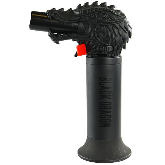 Black Dragon Head Jumbo Torch REFILLABLE Butane Lighter
