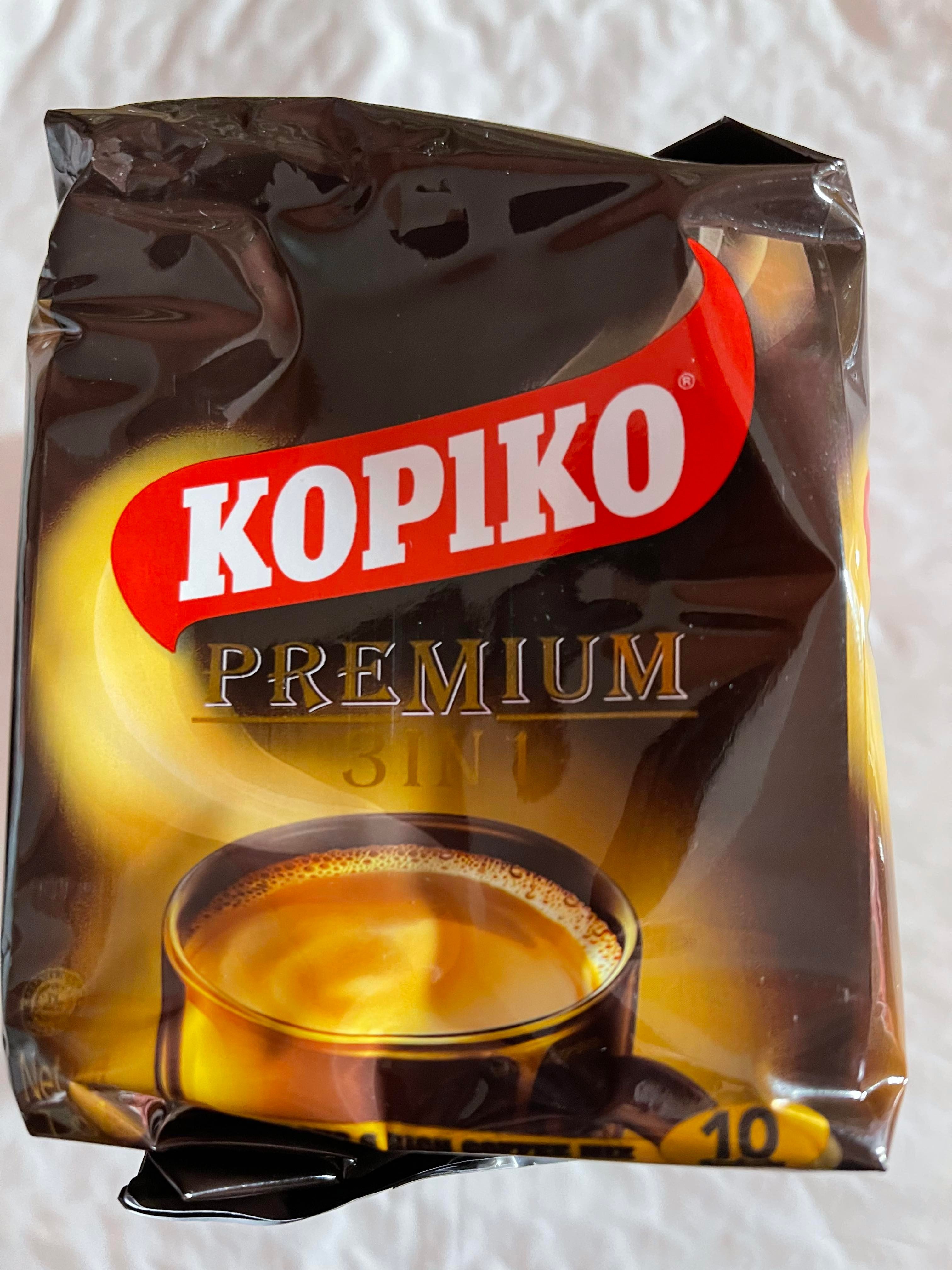 KOPIKO PREMIUM - 3 in 1 STRONG & RICH INSTANT COFFEE MIX - 10 Sachets (7.1 oz)