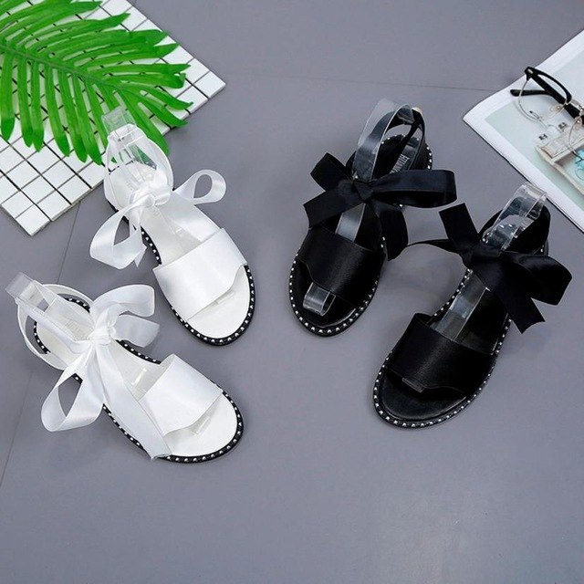 Fashion Women Leather Shoes Sandals Summer