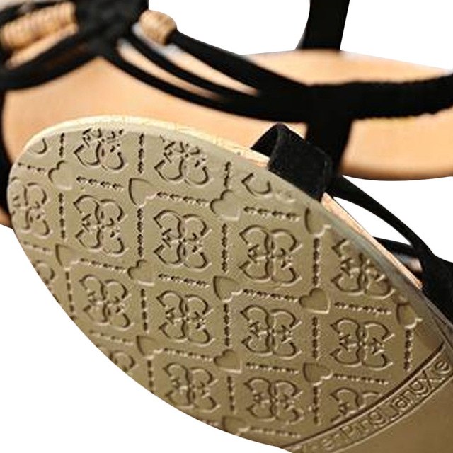 Roman Summer Sandals Women's Casual Peep-toe Flat