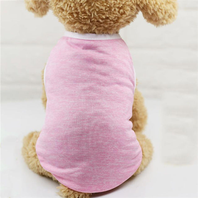 Small Pet Dog Vest T shirt Clothing Summer Doggy