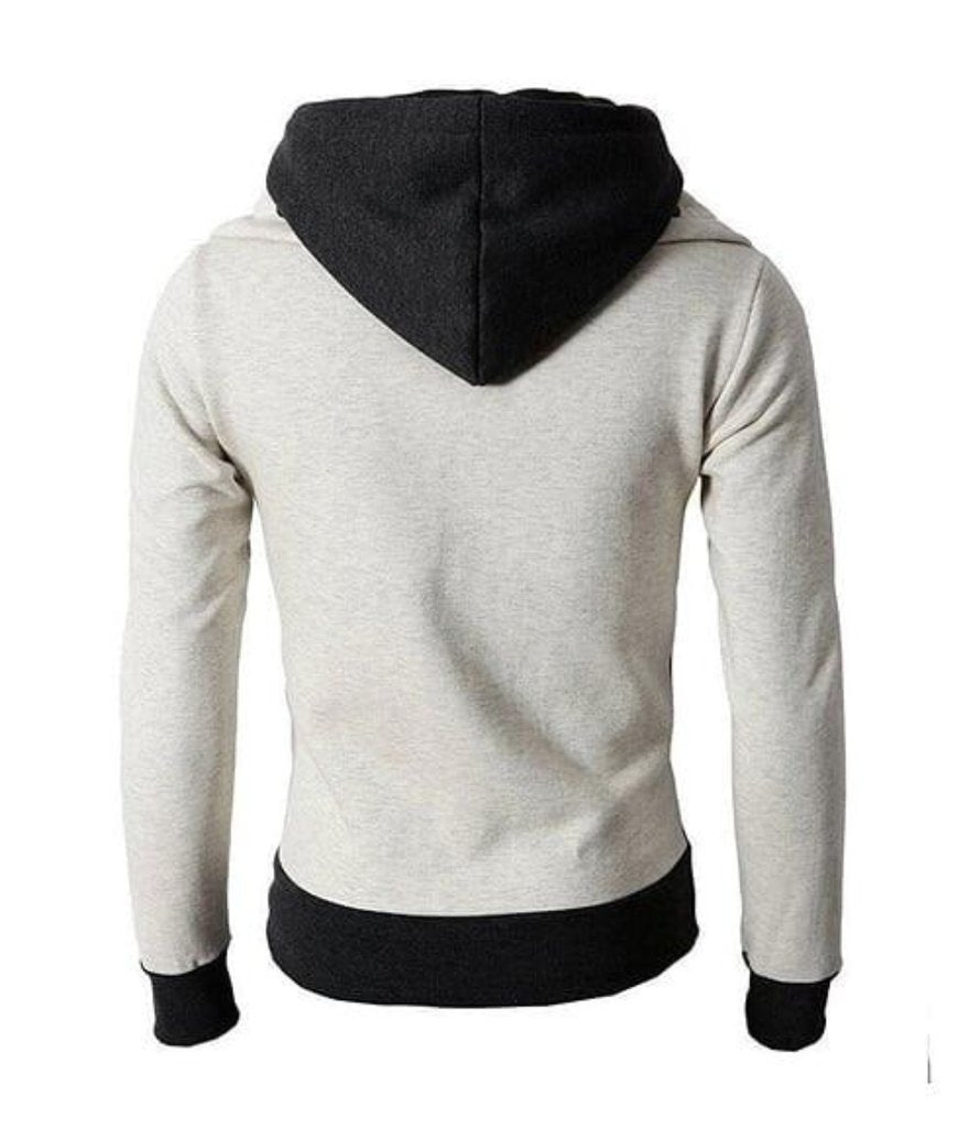 Mens High Collar Windproof Hoodie