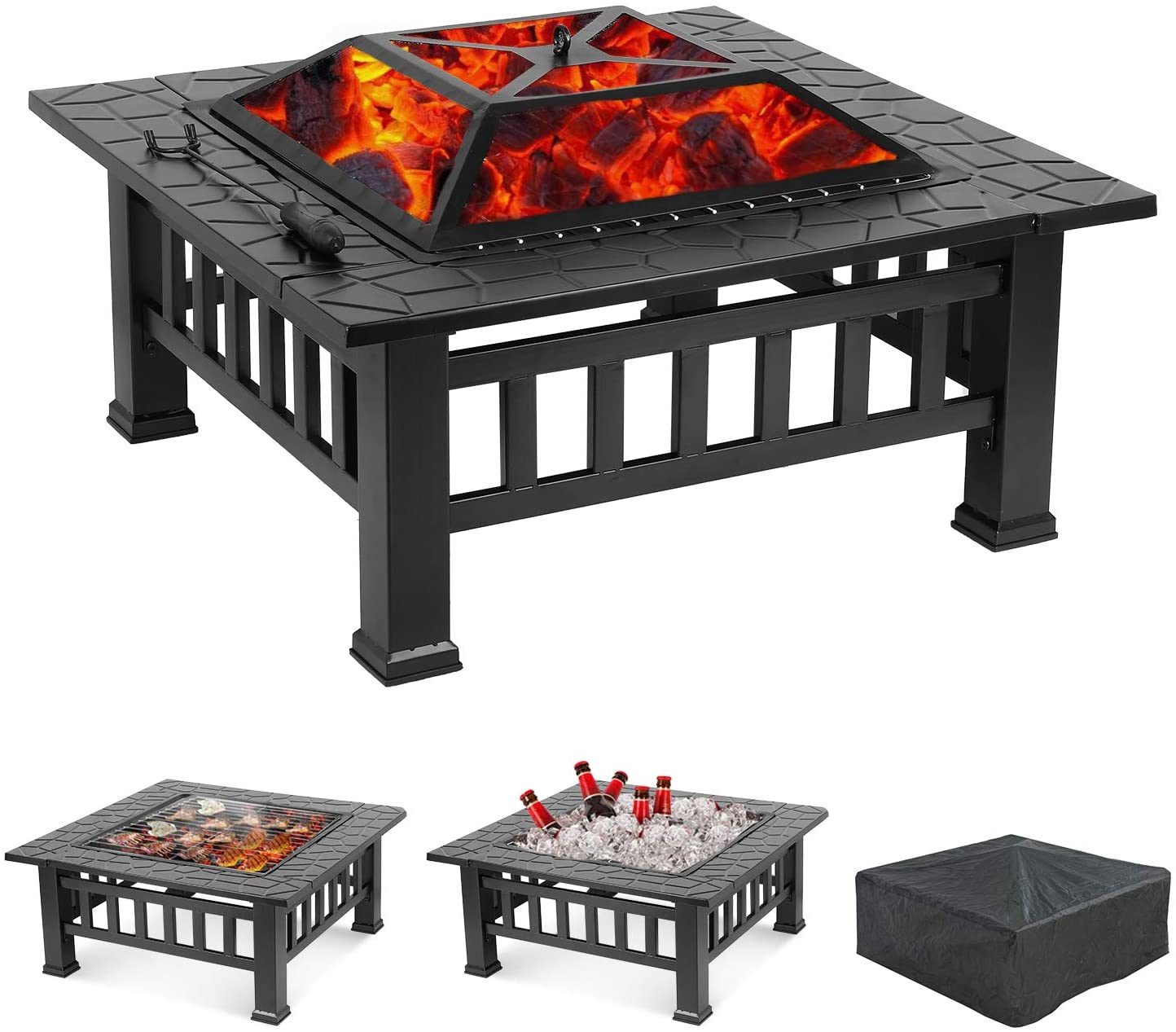Upland Fire Pit with Cover