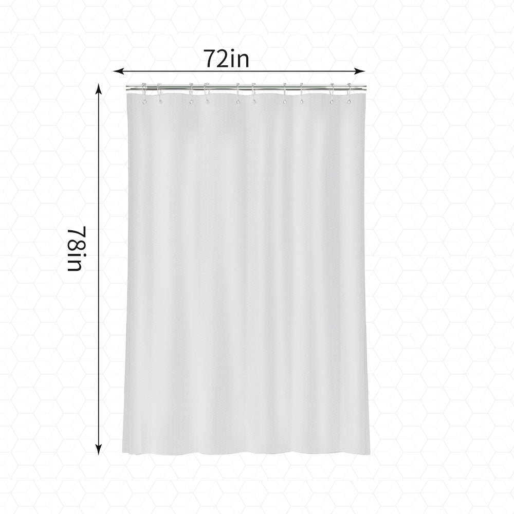 Shower Curtain Set Machine Washable Waterproof Shower Curtains with 12 Rust-Proof Hooks, Polyester Fabric Shower Curtains for Bathroom XH