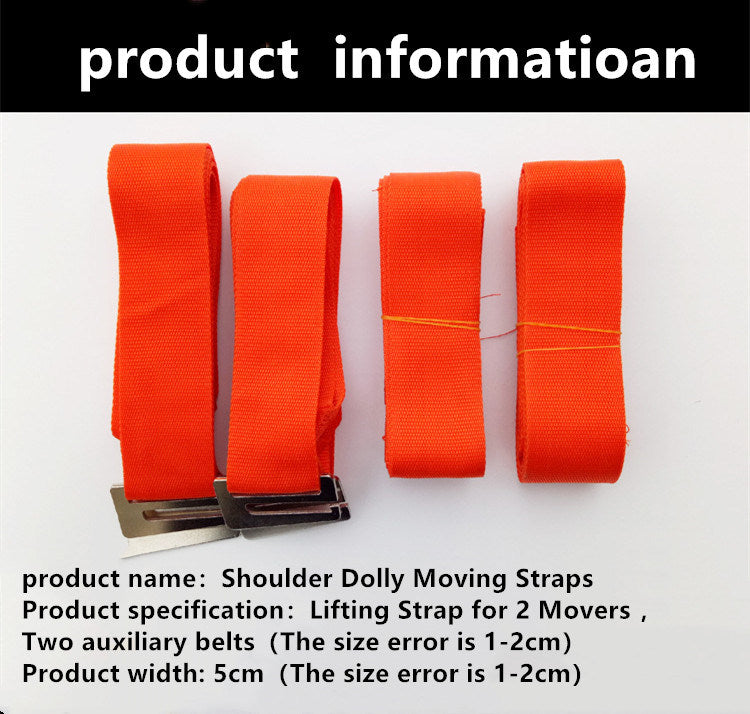 HX Adjustable Shoulder Lifting,Carrying and Moving Straps for Furniture Appliances Etc.Best Weight Moving Lifting Carrying Straps for 2-Man/Women Movers Easily Secure to Lift Heavy Objects