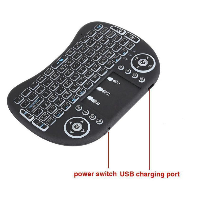 Mini i8 2.4G Air Mouse Wireless Keyboard with Touchpad USB Charging Type