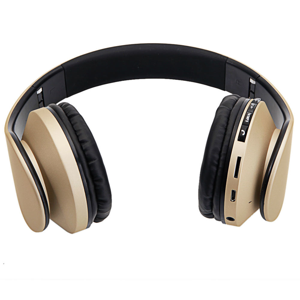 HY-811 FM Stereo MP3 Player Foldable Wired Bluetooth Headset Universal Headphone