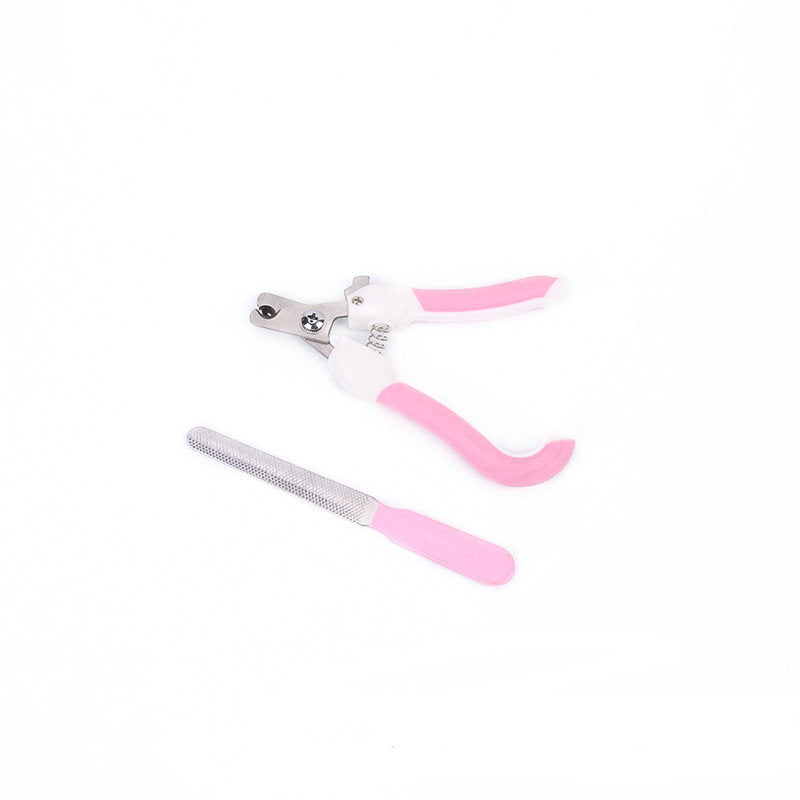 Stainless Steel Dog Nail Clippers and Trimmer with Safety Guard and Nail Grind File Large Dog Cat Rabbit Bird Nail Scissor Pet Grooming