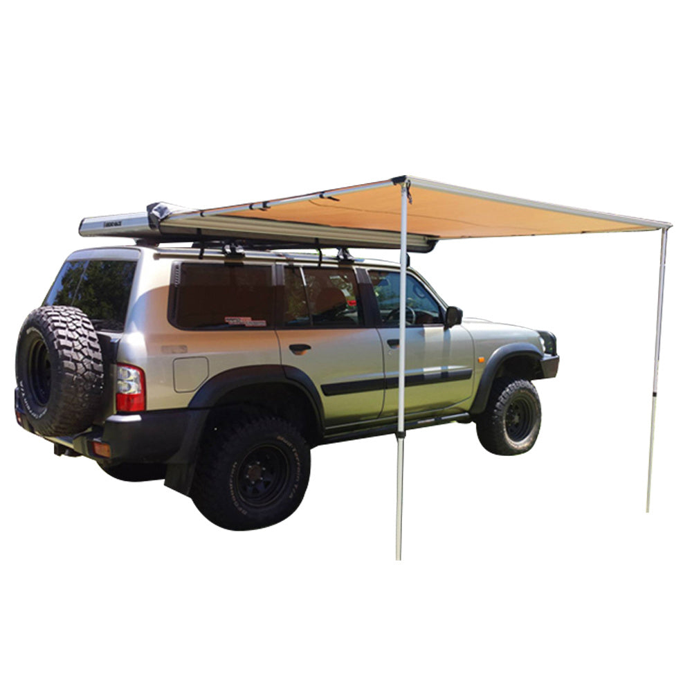 Trustmade 6'*6' Car Side Awning Rooftop Pull Out Tent Shelter Black