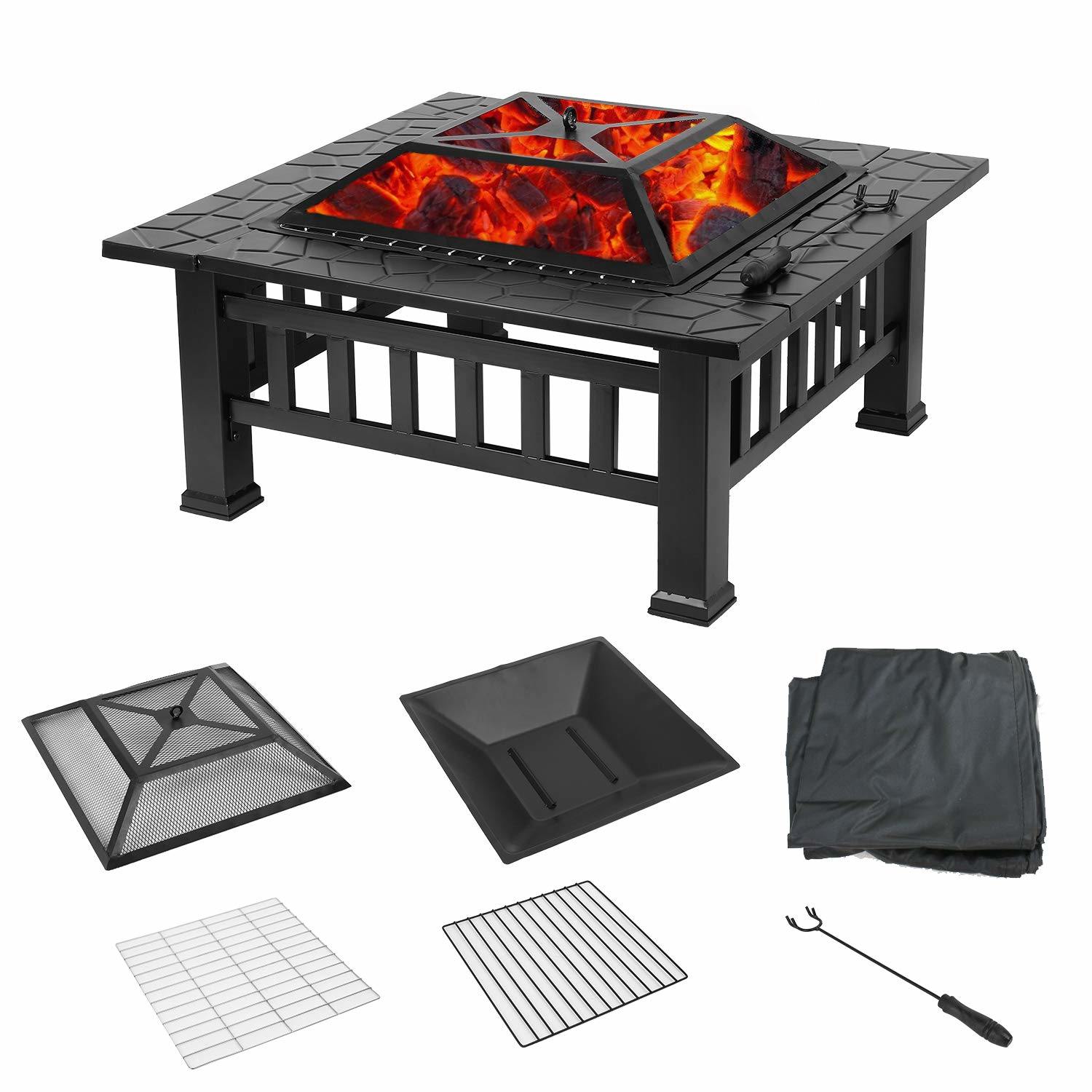 Upland Fire Pit with Cover