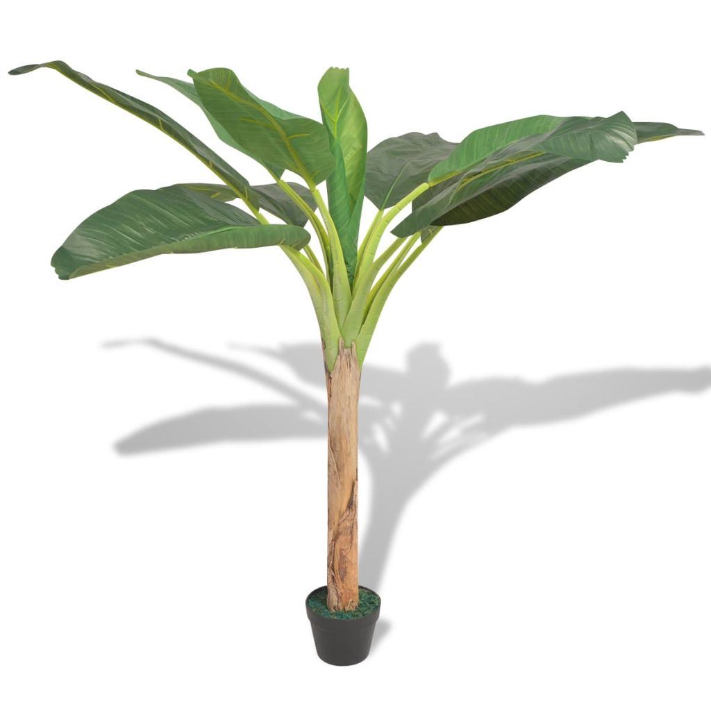 Artificial Banana Tree Plant with Pot 59" Green