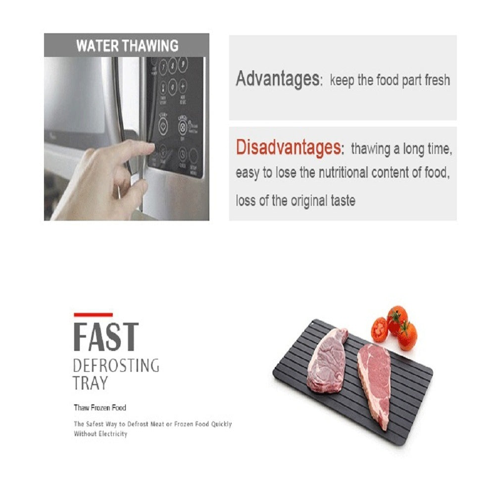 Free shipping  expected to be delivered on March 7th Free shipping Meat Thawing Board,Eco Friendly Defrost,Food Safe Aluminum,Fast Fresh Healthy