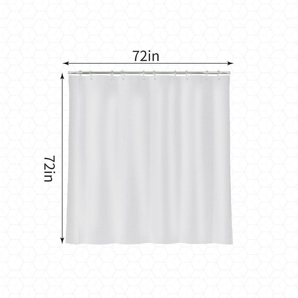 Shower Curtain Set Machine Washable Waterproof Shower Curtains with 12 Rust-Proof Hooks, Polyester Fabric Shower Curtains for Bathroom XH