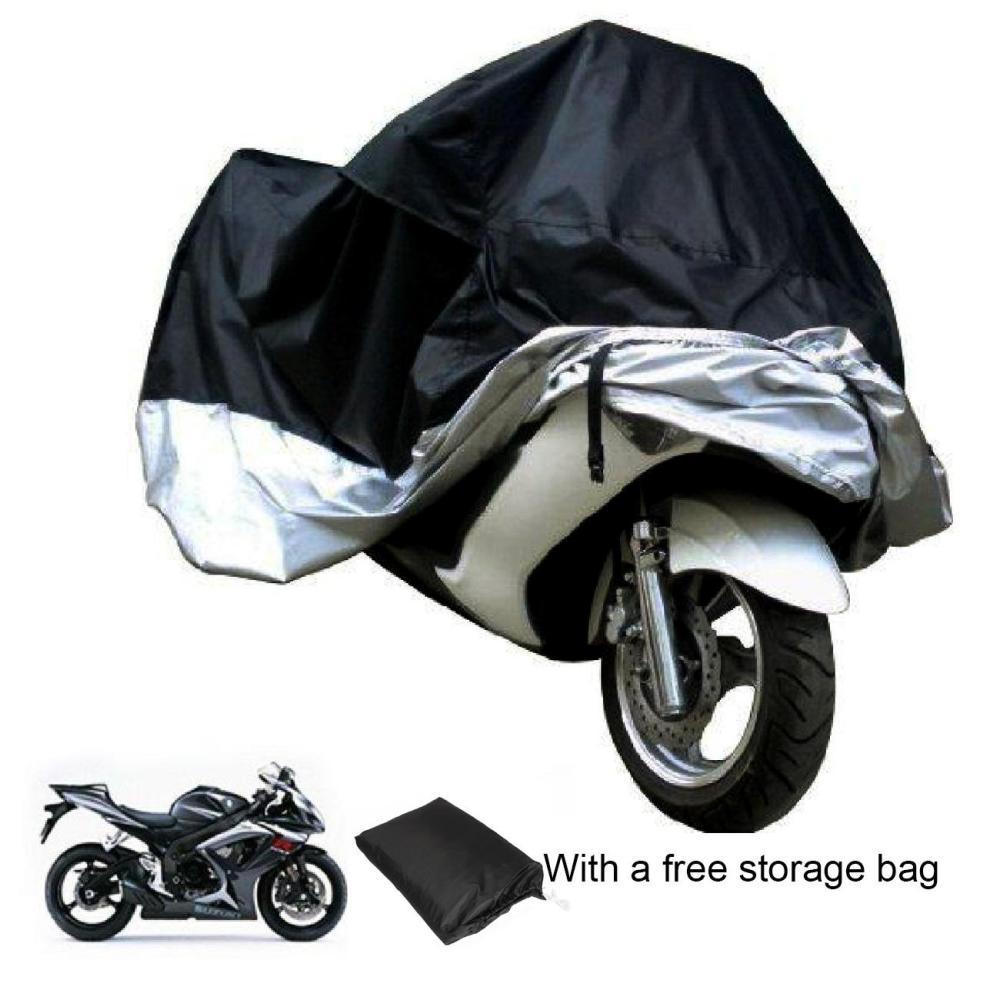 Motorcycle Cover Waterproof Outdoor & Indoor [Medium] Heavy Duty Premium Bike Cover, Moped Cover for Harley Davidson  Scooter Cover Heat-Resistant, Scratch-Free & Breathable for Ideal Storage