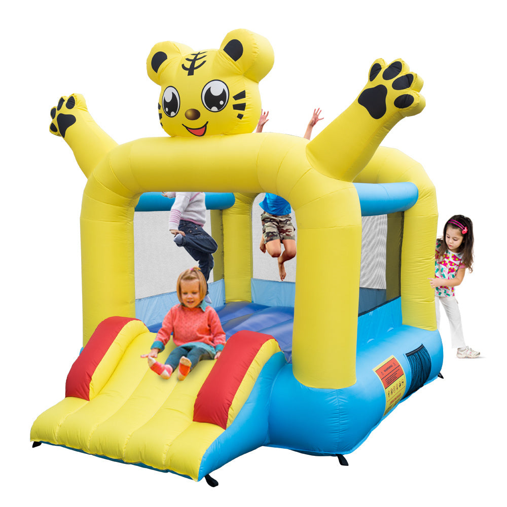 Free shipping 420D Oxford cloth +840DPVC jump surface without fan tiger trampoline inflatable castle 200*270*267cm  YJ