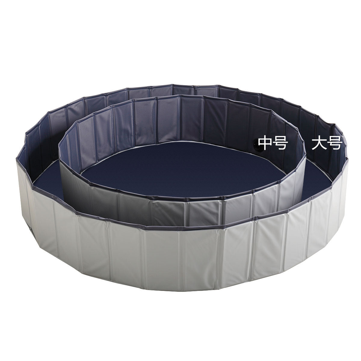 Foldable Pet Bath Pool, Collapsible Dog Bathing Tub, Kiddie and Toy Pool for Dogs Cats and Kids