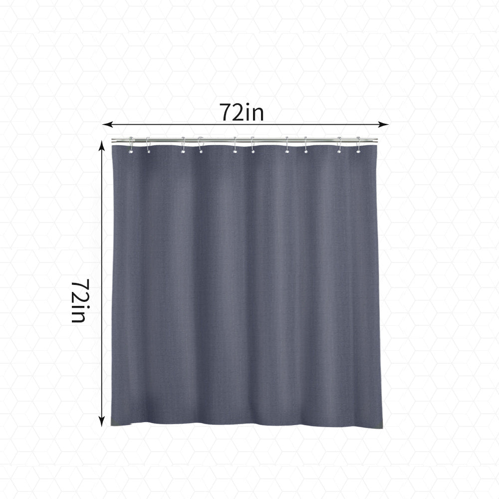 Shower Curtain Set Machine Washable Waterproof Shower Curtains with 12 Rust-Proof Hooks, Polyester Fabric Shower Curtains for Bathroom XH