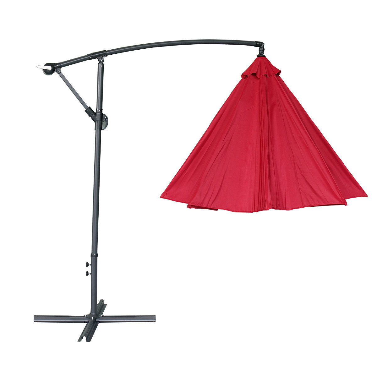 Market Umbrella Patio Outdoor Table Umbrella ,Full iron banana umbrella XH