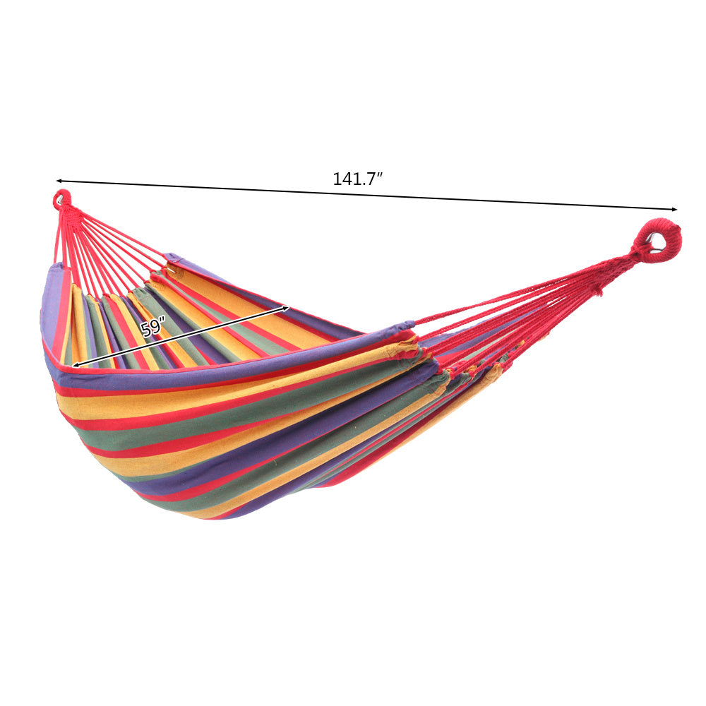 Free shipping Outdoor Hammock Multiples Load Capacity Up to 330 Lbs Portable with Carrying Bag for Patio Yard Garden