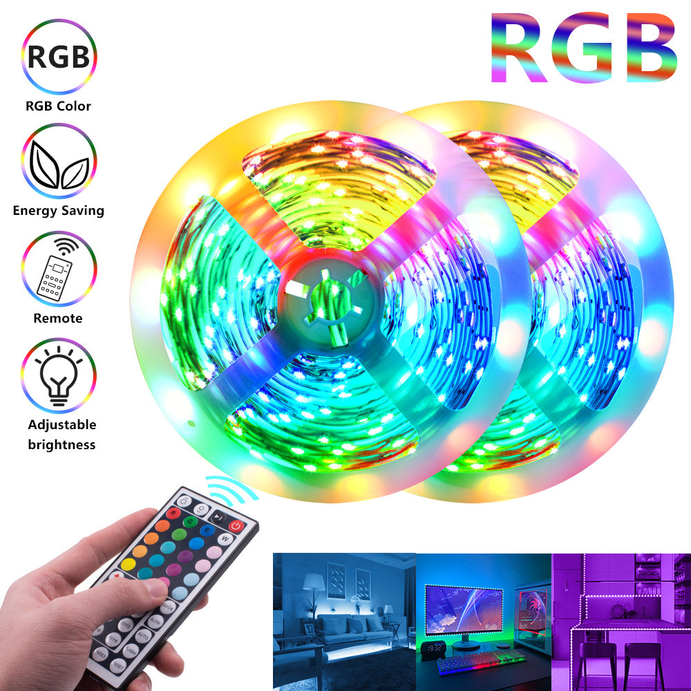 12V RGB Led Light Strip Single Plate White Light Panel Non-Waterproof/Non-Adhesive Version Light Strip Set for Room Decoration XH