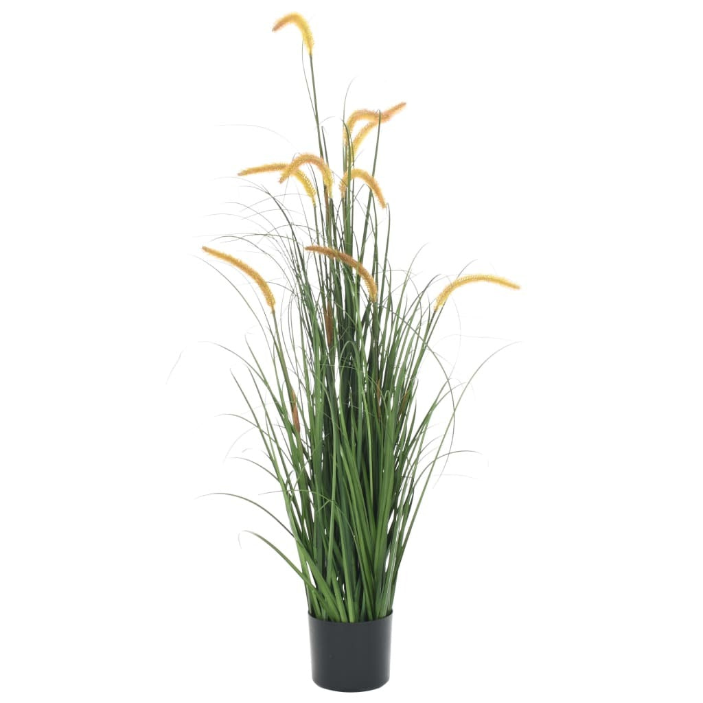 Artificial Grass Plant with Cattail 53.1"