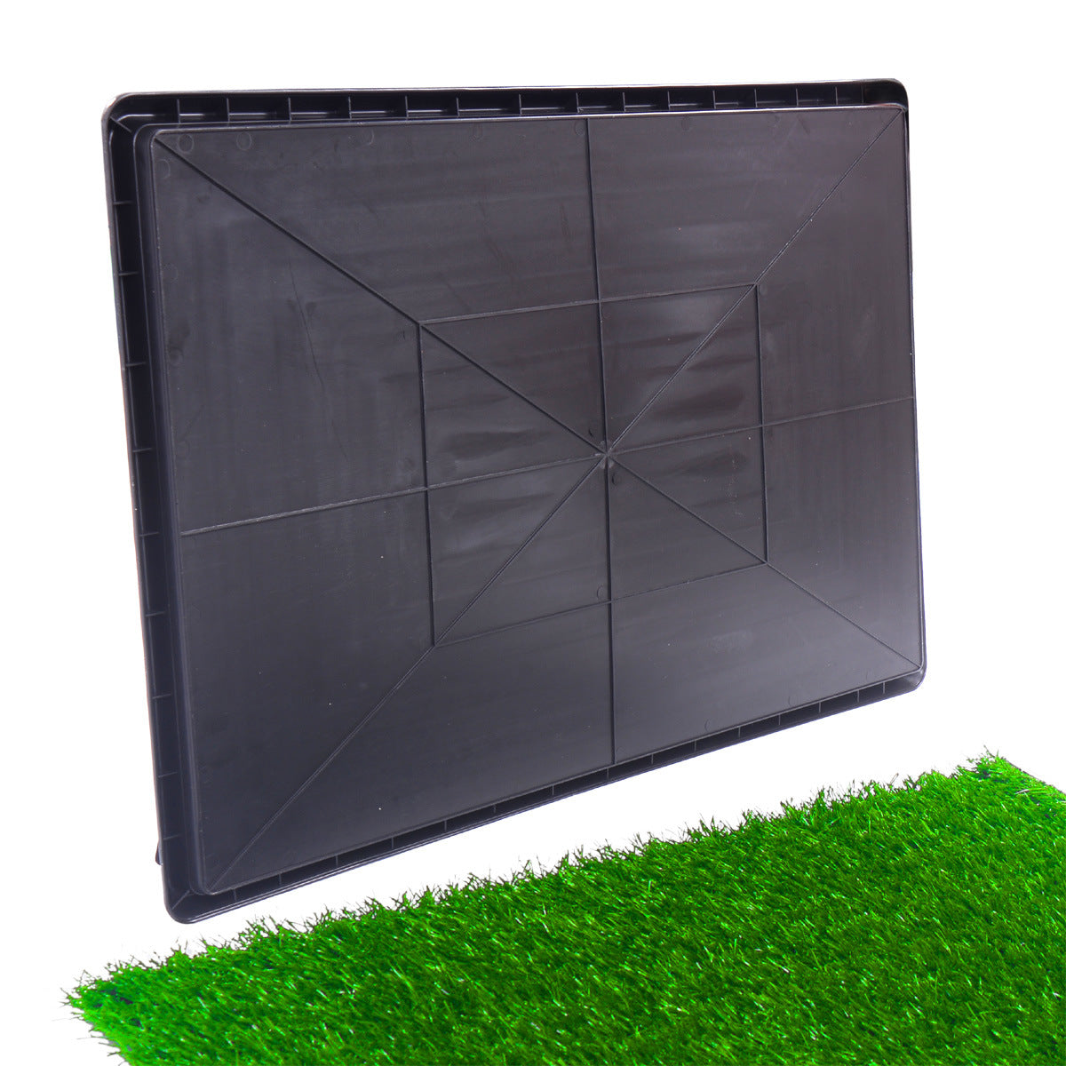 Pet Toilet, Puppy Dog Pet Potty Training Pee, Artificial Grass Pad with Tray (30’’X20’’), Replacement Dogs Turf Potty Training for Indoor Apartment