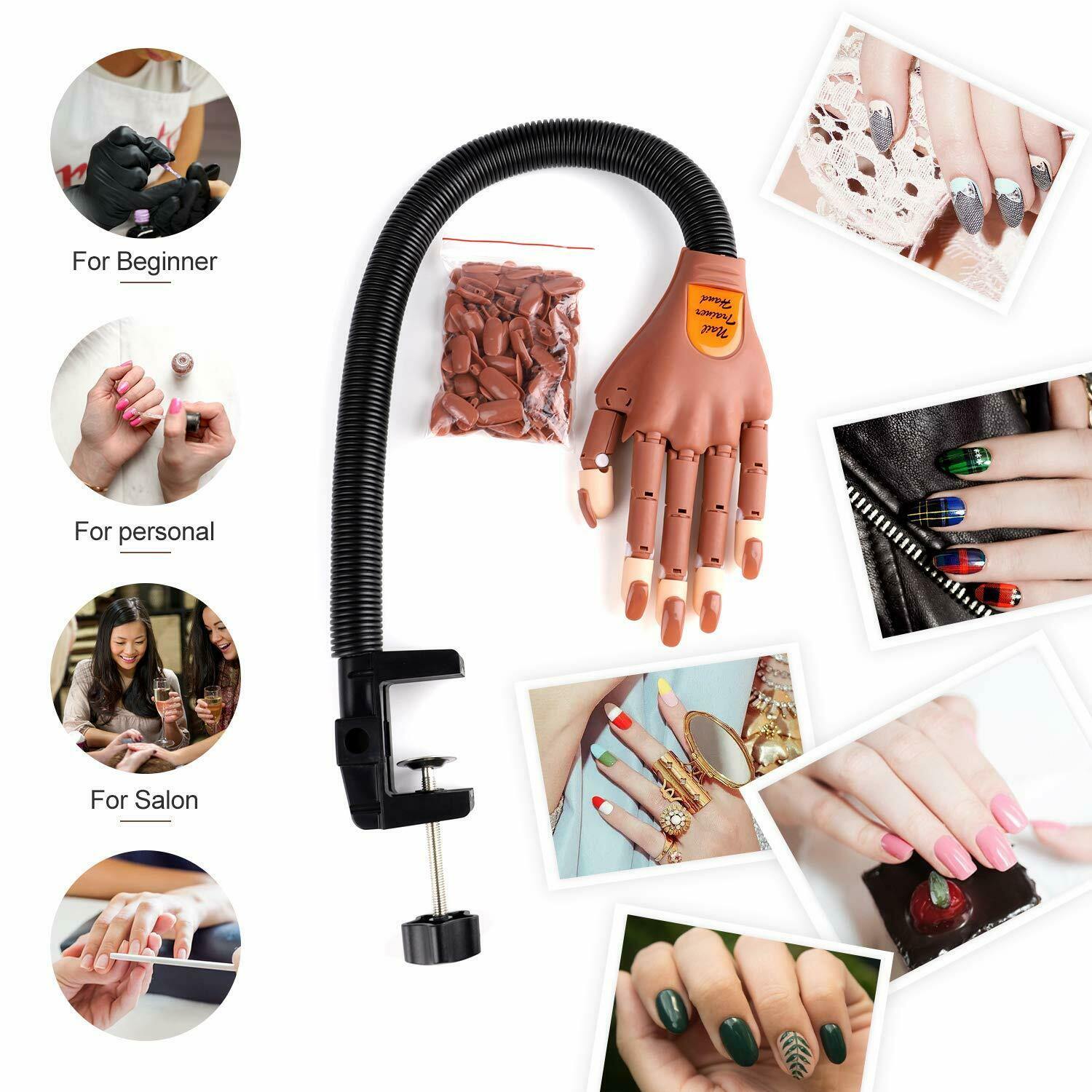 Free shiping Manicure Practice Includes 100 PCS of Nail piece DIY printing practice tools for the best manicure