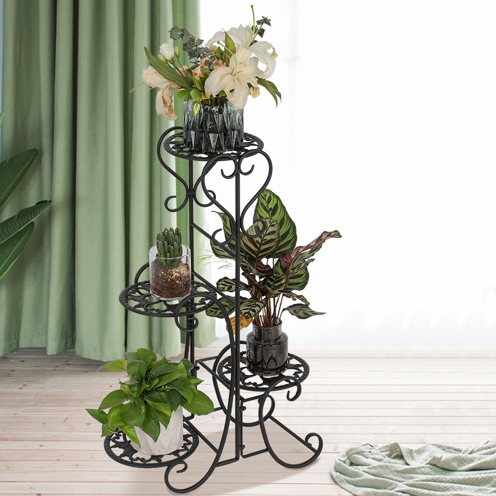 Garden Multi Tier Metal Plant Stand Flower Pot Rack Display Stand Shelf Home