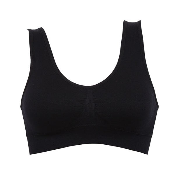 Ship From US Women Soft Sports Bra Yoga Fitness Stretch Workout Tank Top Seamless Padded Bra Higt Quality Ship From USA