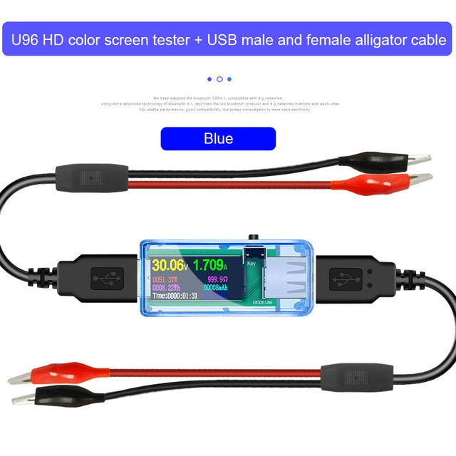 13 in 1 USB tester dc digital voltmeter amperimetro voltage current meter ammeter detector power bank charger indicator