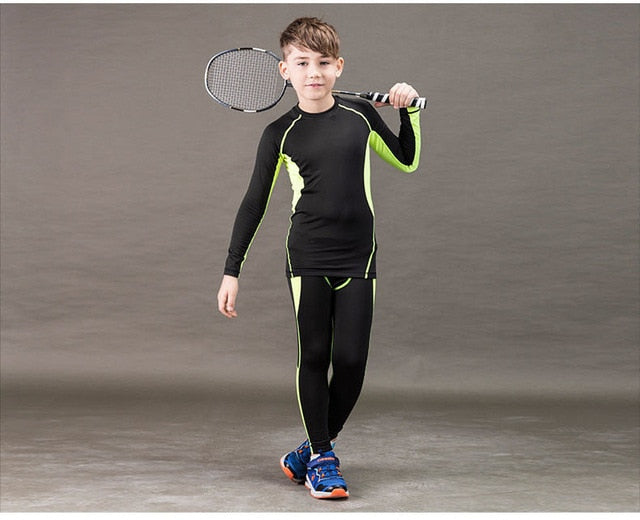 New Winter Thermal Underwear Set Children Plus Velvet Warm Thermo Underwear Masculino Long Johns Boys Girl Lucky Johns Fitness