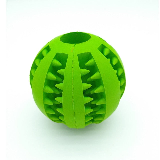 New Pet Toys 5CM Dog Toys Interactive Elasticity Ball Natural Rubber Leaking Ball Tooth Clean Ball Cat Dog Chew Interactive Toys