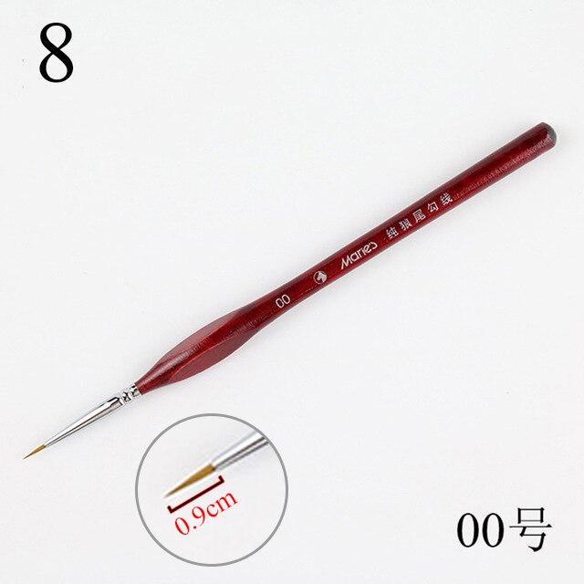 Pointed Paint Brushes Fineliner Nail Art Drawing Watercolor Pen Wolf Half Watercolor Brushes For Acrylic Painting Art Supplies