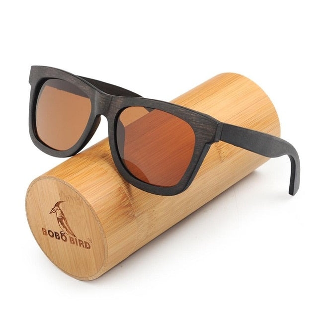 Fast Ship from USA BOBO BIRD Bamboo Sunglasses Women Polarized Wood Sun Glasses Men Eyewears Dropship lunette de soleil femme